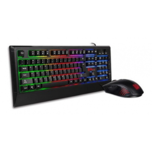 TECLADO GAMER TT ESPORTS COMBO CHALLENGER CHC OPTICAL NOTHONG PLUNGER S/P