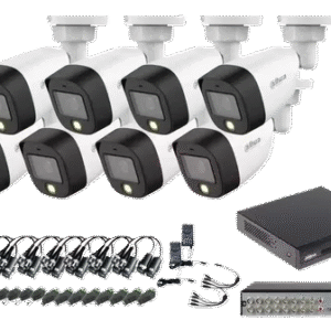 Combo x8 cámaras analógicas FHD ( Instalación incluida )