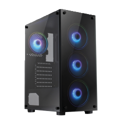 GABINETE MLOGIX OBSIDIAN S/FTE RGB FAN