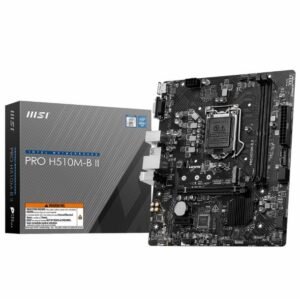 Motherboard MSI PRO H510M-B II DDR4 1200 (solo 10ma gen)
